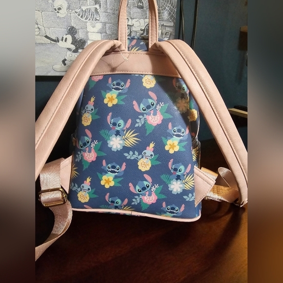 Loungefly Disney Lilo & Stitch and Scrump Floral Backpack main image 9